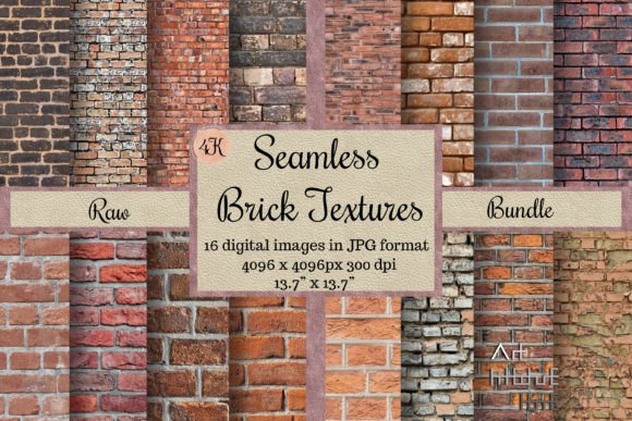 Download Seamless Raw Brick Textures, Rustic Wall - Brick Collection