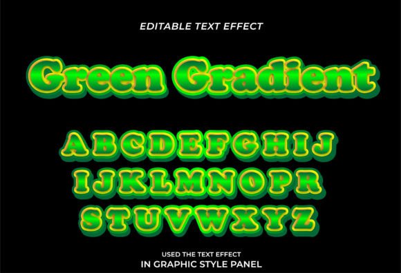 Download Green Gradient Text Effect Editable Text - Editable text Collection