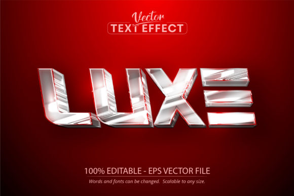 Download Silver Editable Text Effect, Shiny - Editable text Collection
