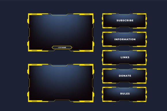 Download Screen Interface Frame Design Vector - Screen interface Collection