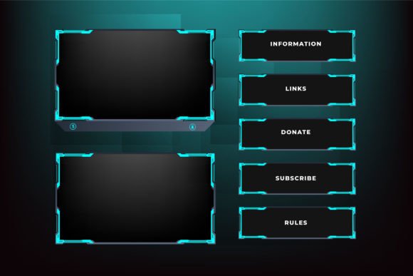 Download Broadcast Screen Interface Border Vector - Screen interface Collection