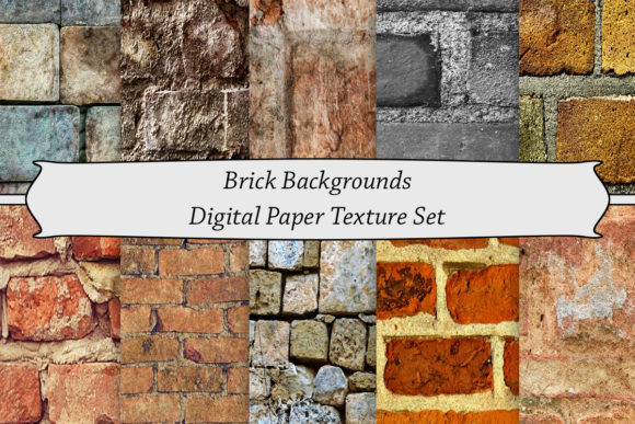 Download Brick Backgrounds Digital Paper Texture - Brick Collection