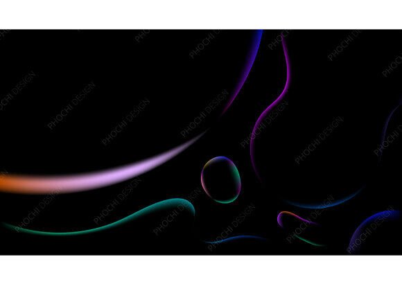 Download Abstract Tech Neon Fluid Background - Tech Collection