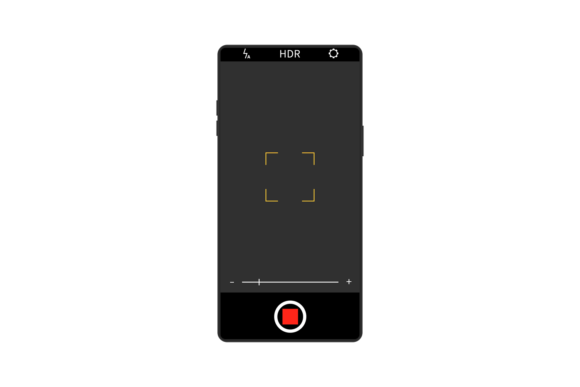 Download Realistic Camera Screen Interface on Sma - Screen interface Collection